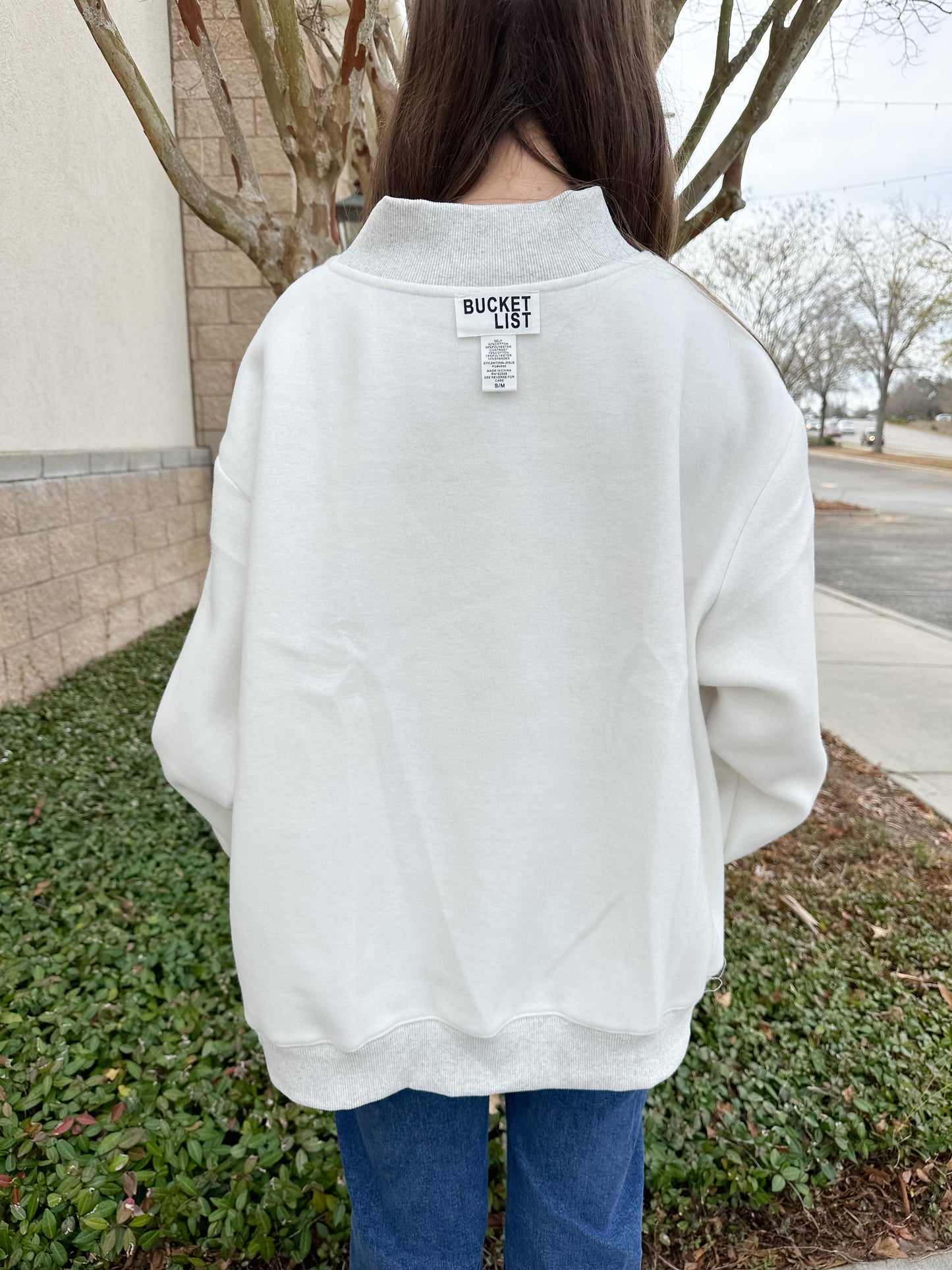 Jesus Reversible Mockneck Sweatshirt