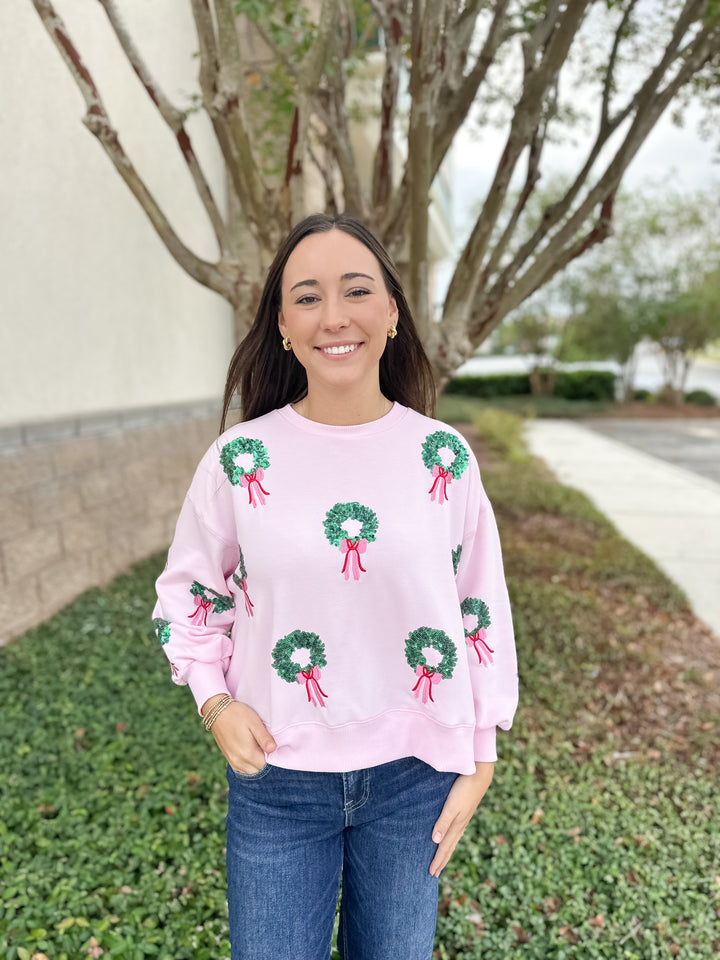 MS Millie Sweatshirt - Wreaths