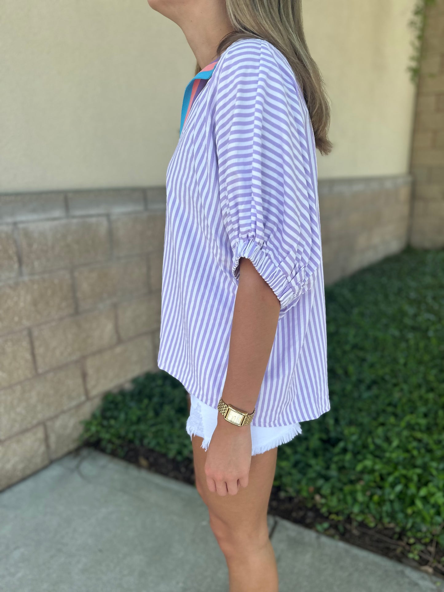 Steph Striped Top