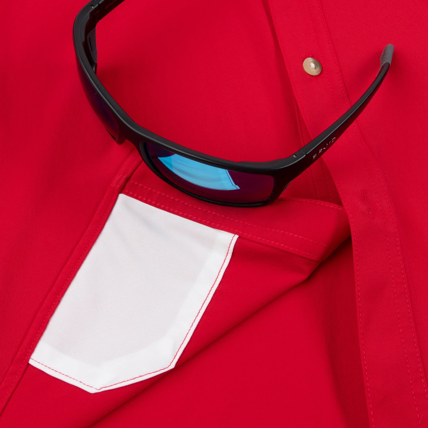 Poncho Men’s “The Gameday” S/S Regular Shirt - Red