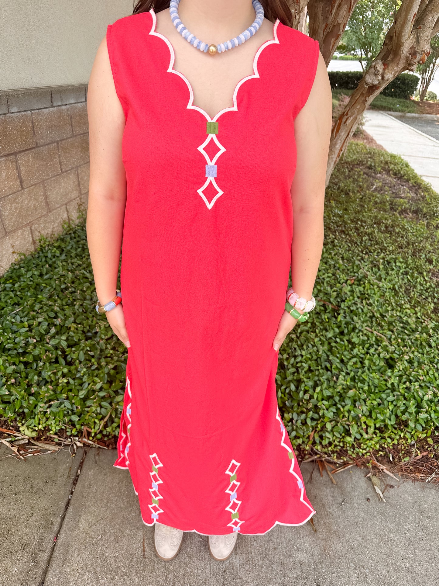 Edna Scallop Dress