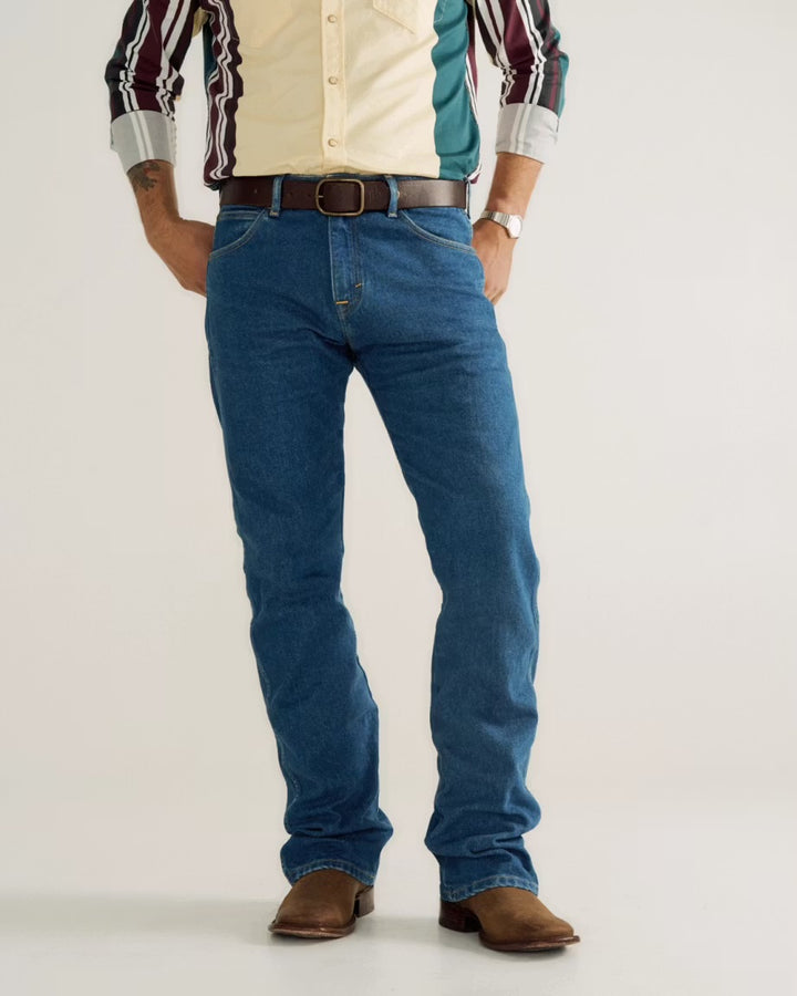 Tecovas Men’s Modern Bootcut Heritage Denim - Medium Blue
