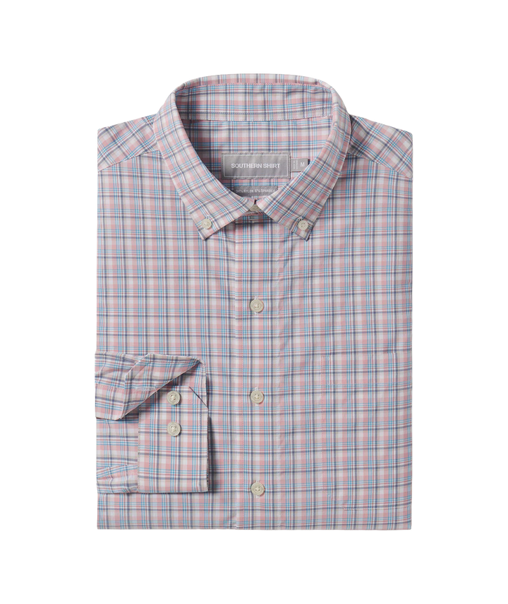 SSCO Men’s Seaside Plaid L/S Button Down - Zephyr