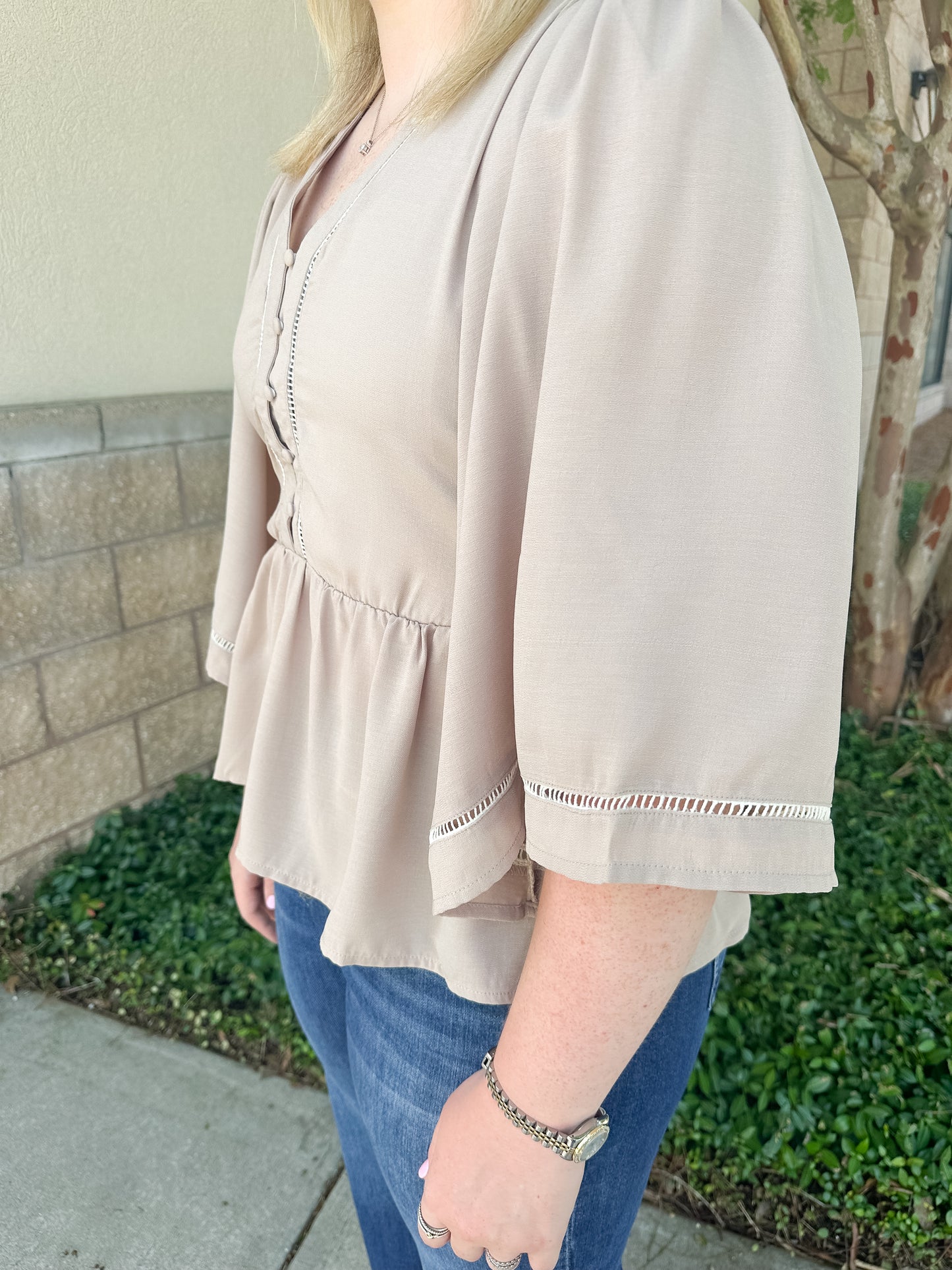 Monroe Top - Doeskin