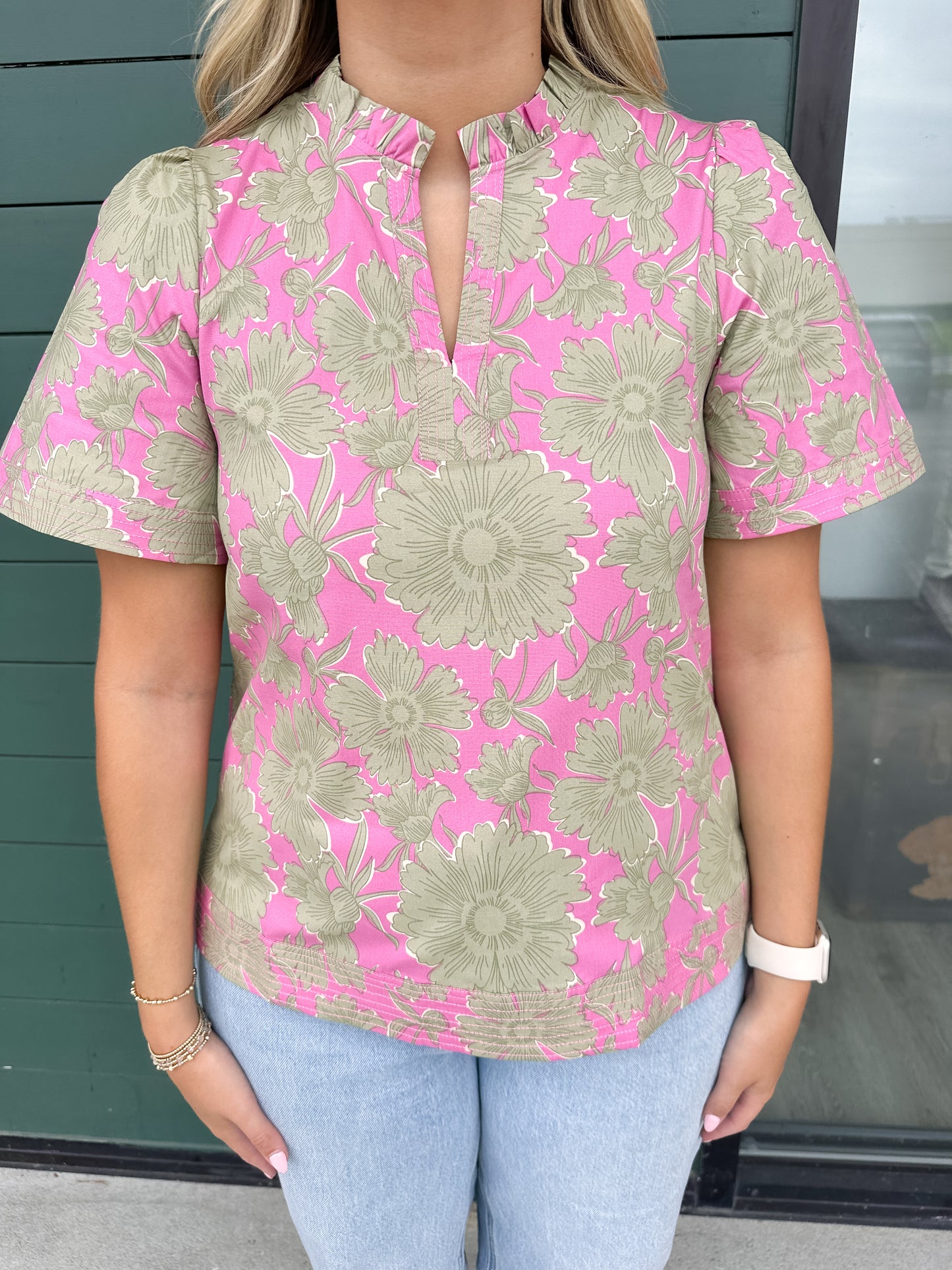 Ramona Top - Garden District Green