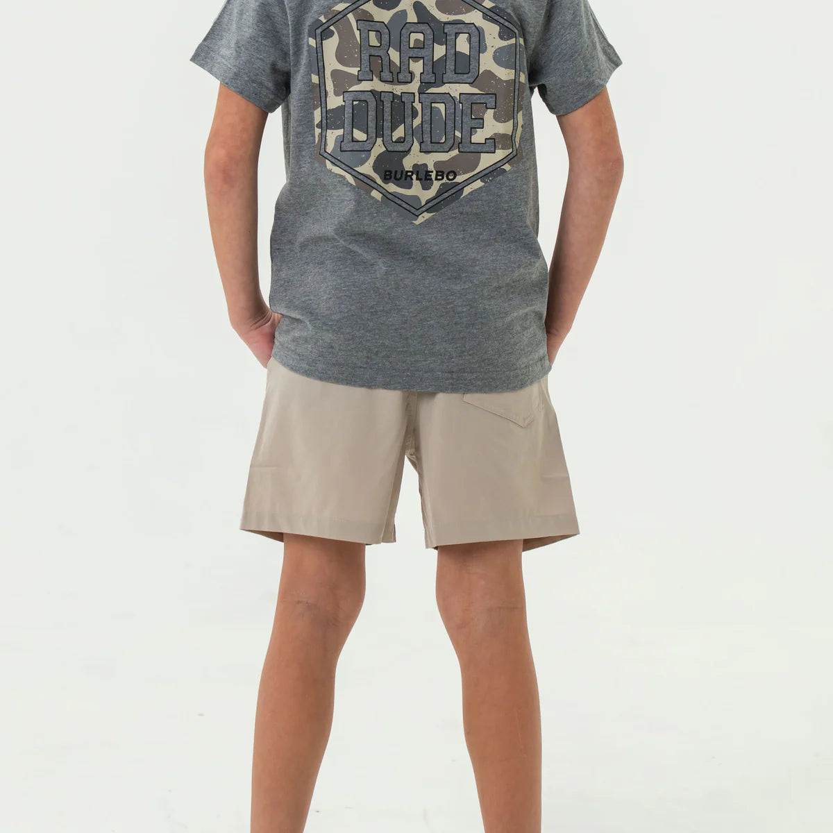 Burlebo Youth Everyday Short - Light Khaki