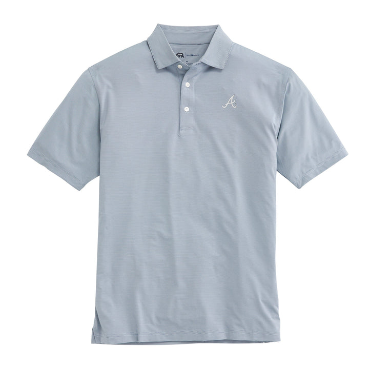 Onward Reserve Atlanta Braves Hairline Stripe Performance Polo - True Navy