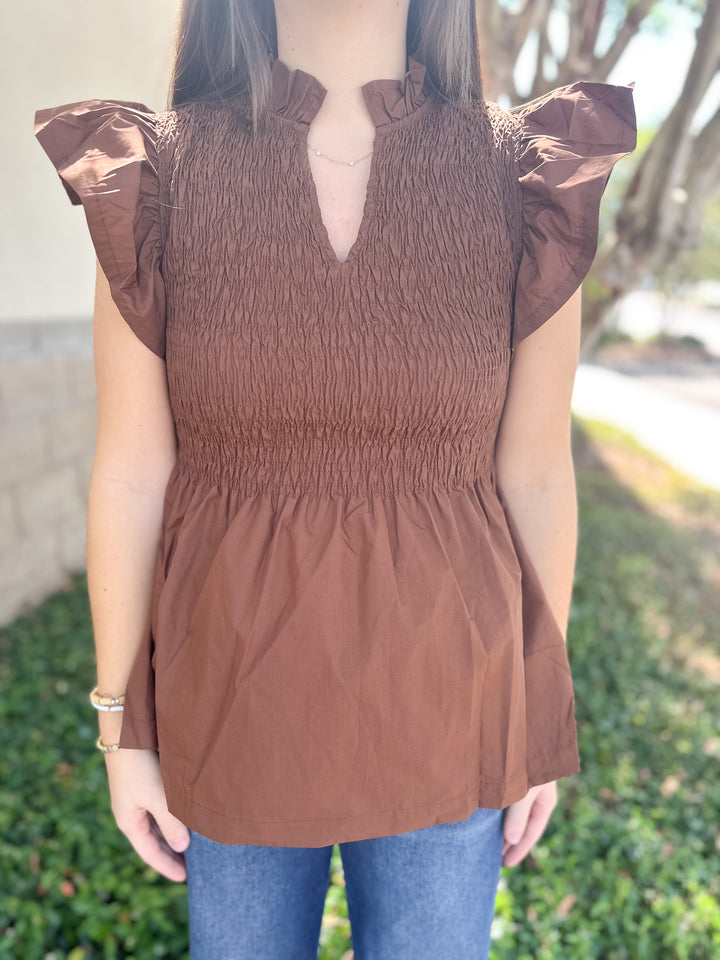 Andy Smocked Top
