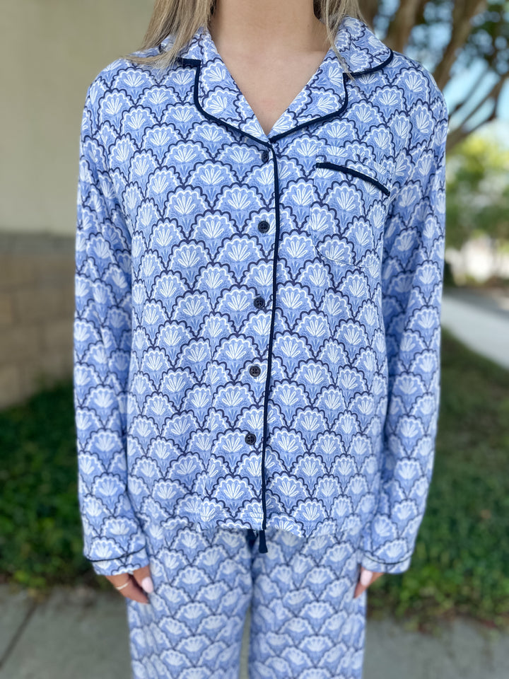 Charlotte Second Glance Pajama Pant Set - Blue