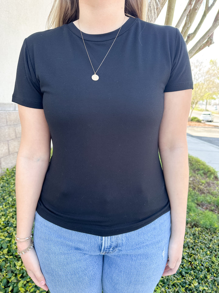 Gale Crew Top - Black