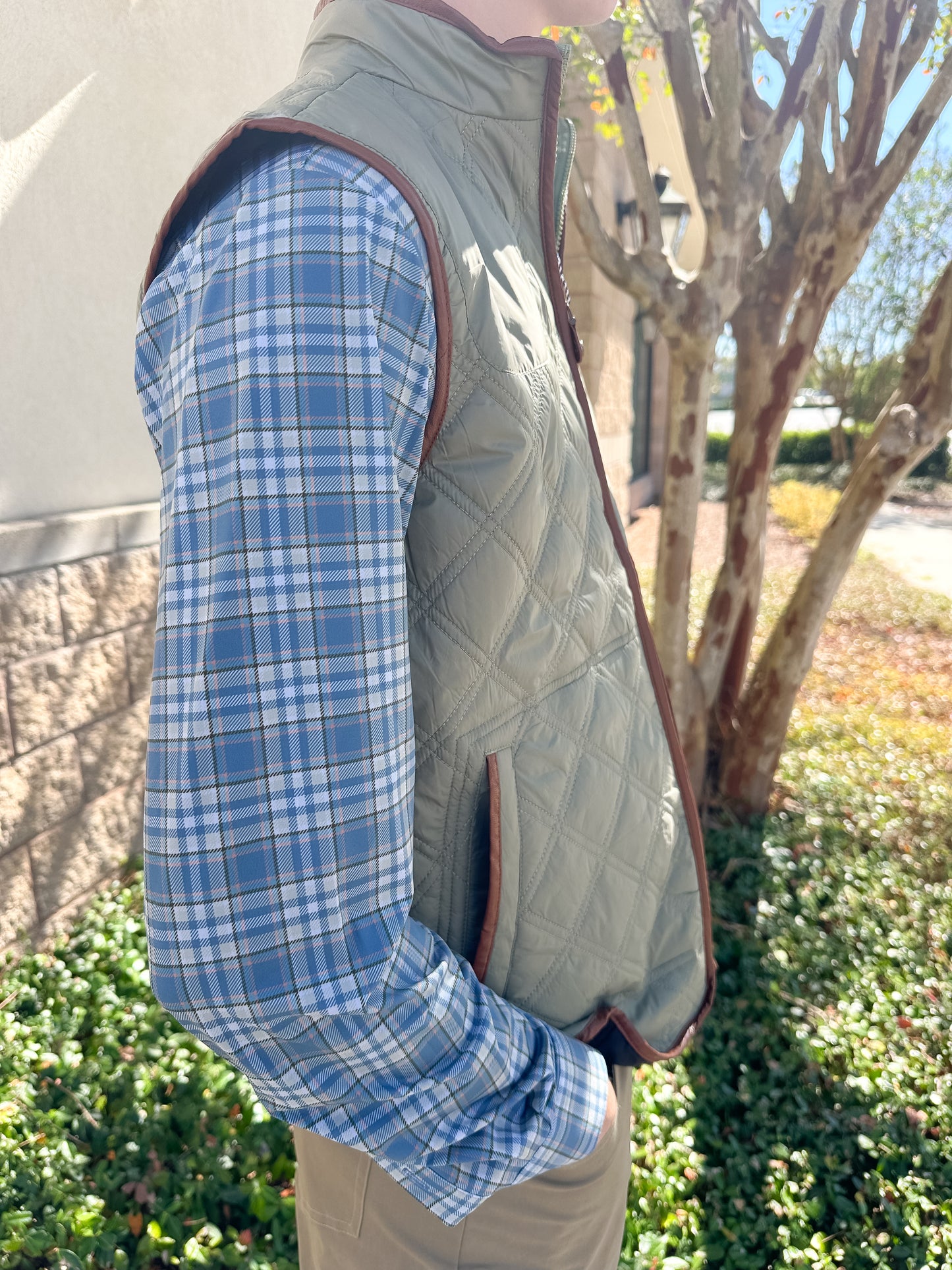 S. Casanova F25 Saddle Ridge Quilted Vest