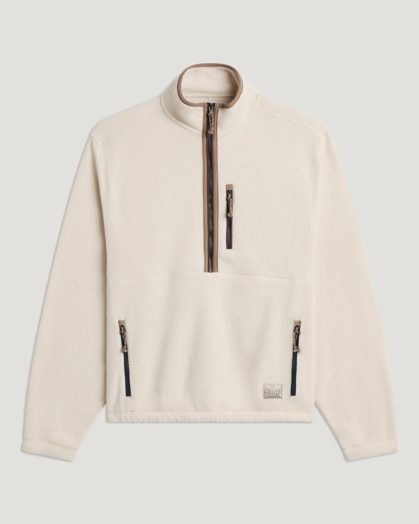 Free Fly Men’s Ashridge Fleece Half Zip - French Oak