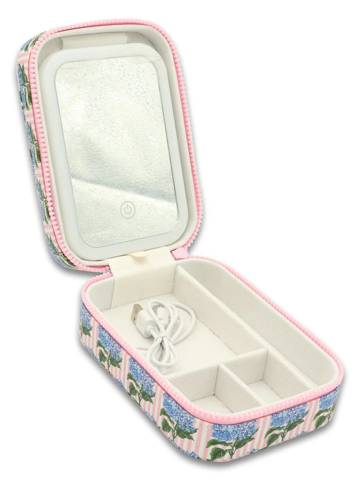 Simply Light Up Jewelry Box - Hydrangeas Pink