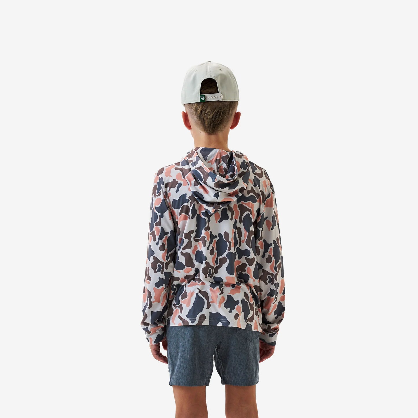 Burlebo Youth Performance Hoodie - Vintage Camo