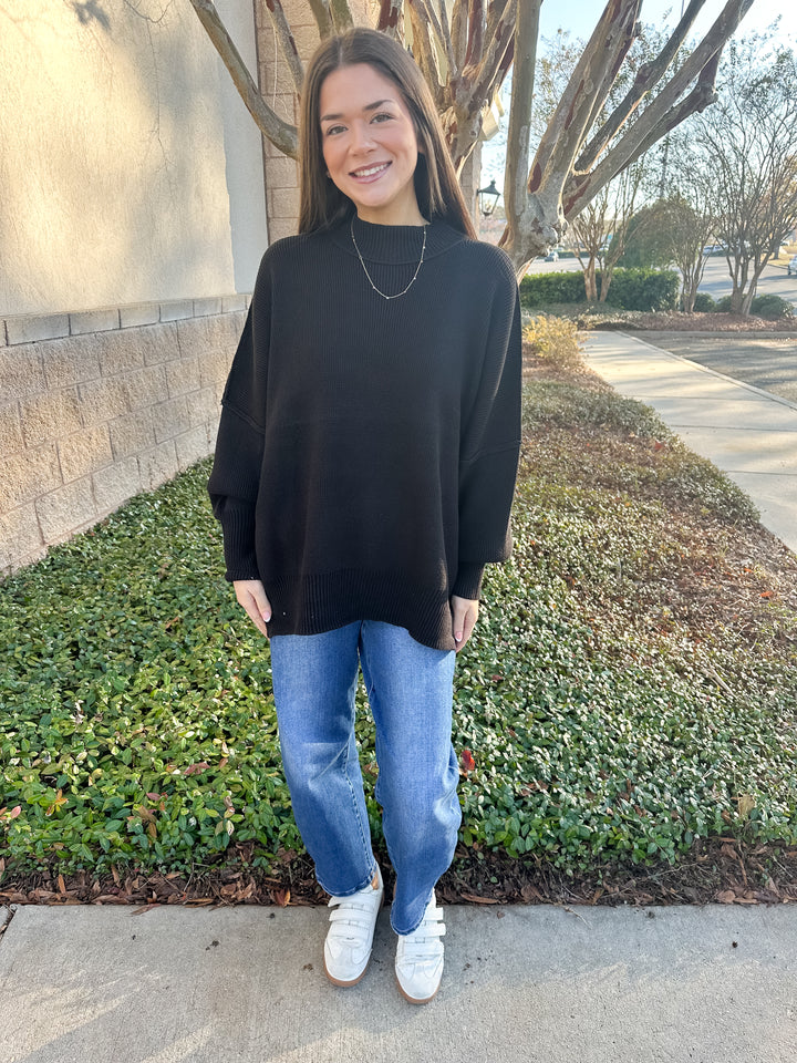 Sunday Snuggle Mock Neck Sweater