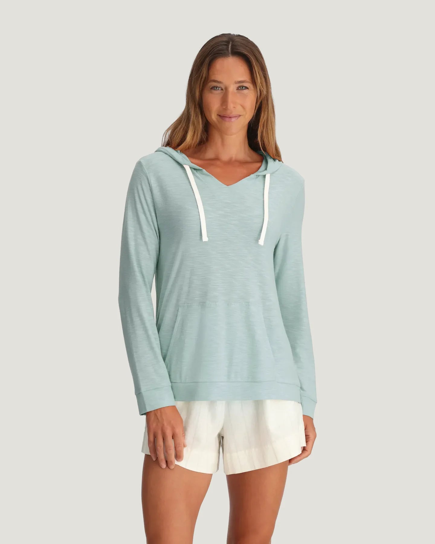 Free Fly Women's Bamboo Slub Hoodie - Tropic Sea