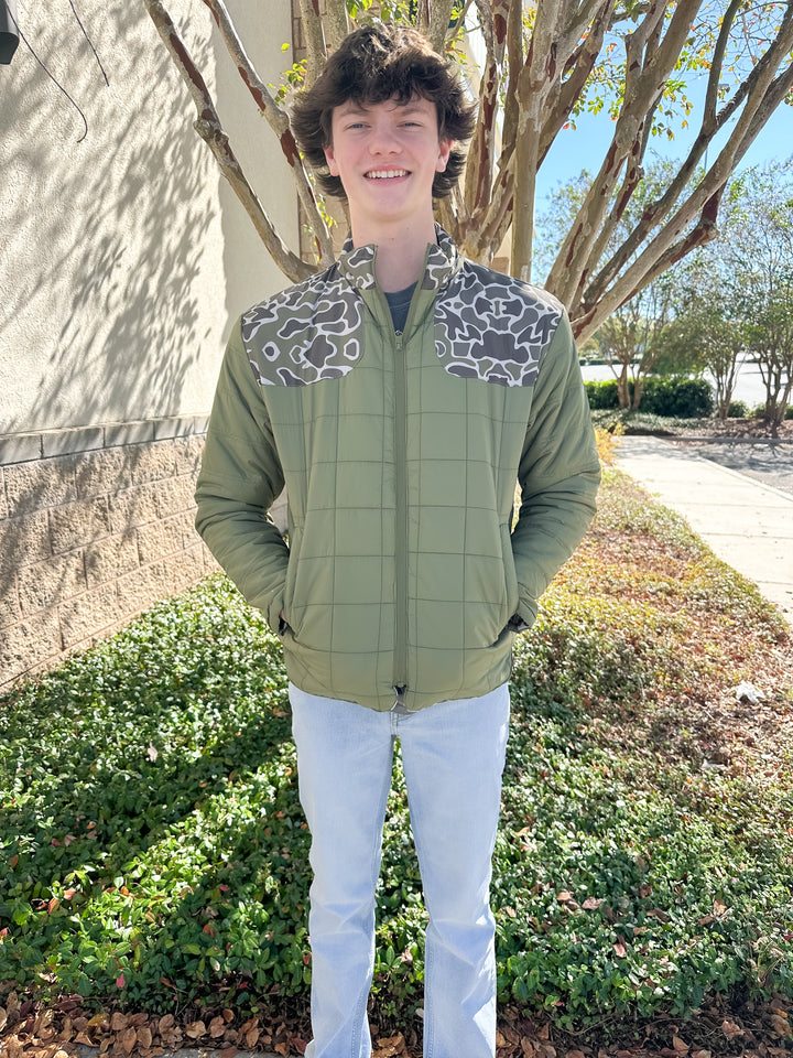 S. Casanova F25 Camo Carter Reversible Lofted Jacket