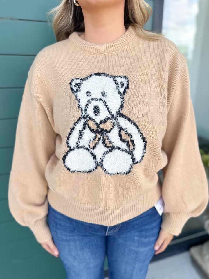 Simply Fuzzy Teddy Sweater