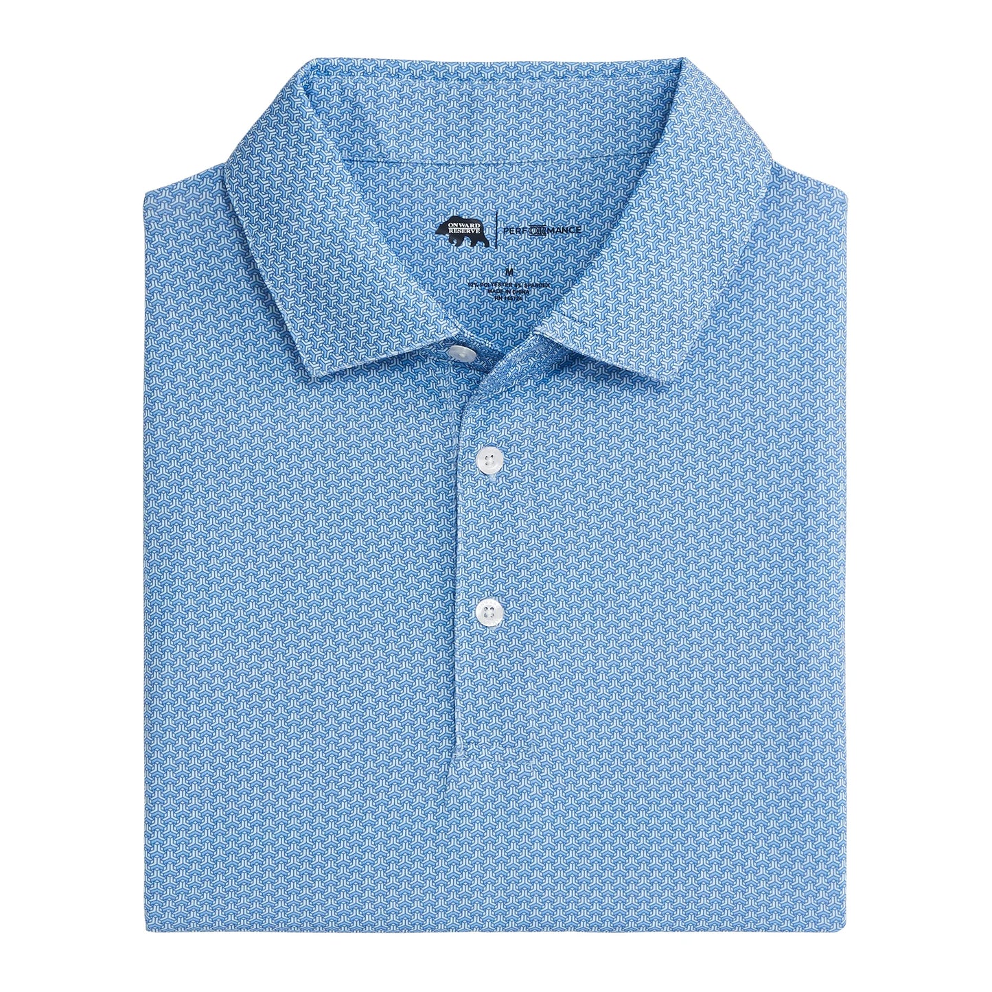 Onward Reserve Bonnie Printed Performance Polo - Riviera