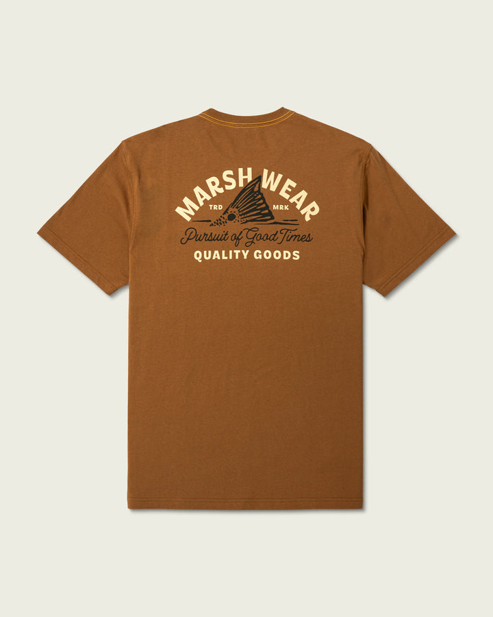 Marsh Wear Men’s Tailing Tide S/S Pocket T-Shirt - Buckthorn Brown
