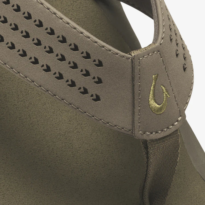 OluKai Men’s Ulele Water-Ready Beach Sandal - Mustang|Mineral