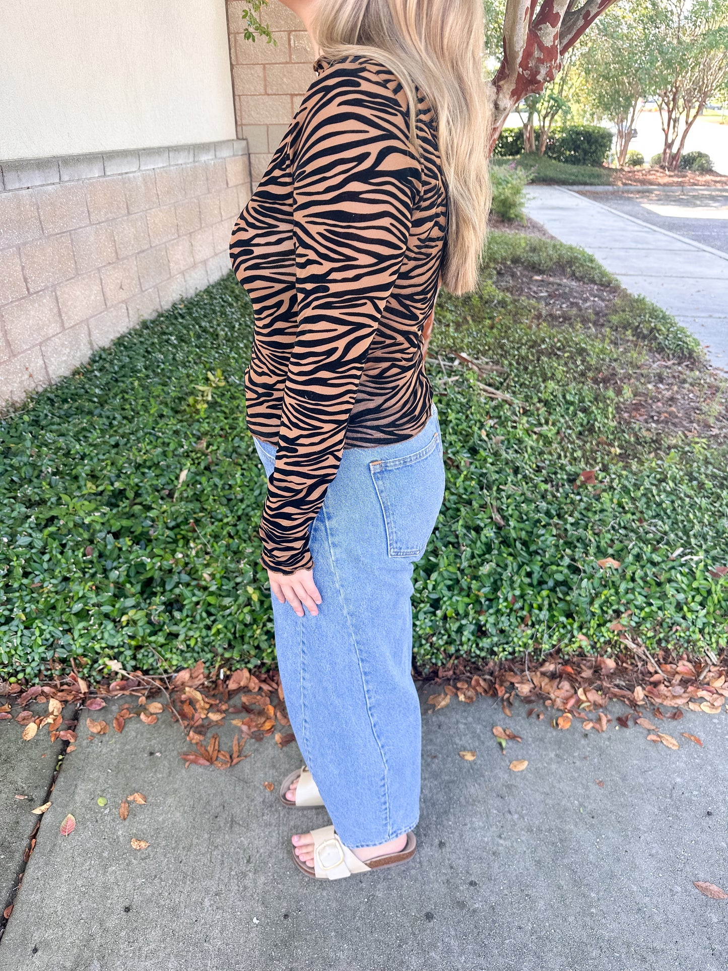 Zola Mesh Top