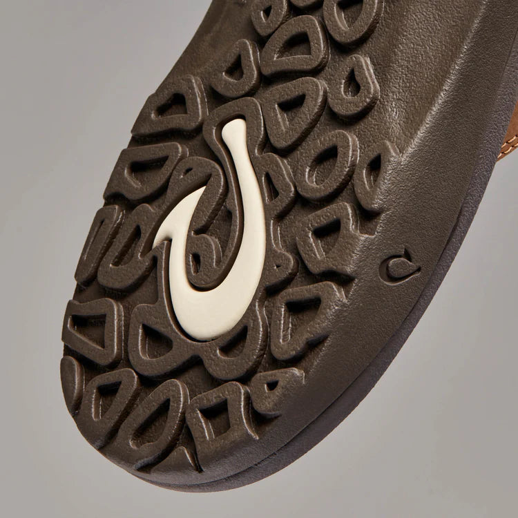 OluKai Men’s ‘Ohana Water-Friendly Beach Sandal - Tan|Dark Java