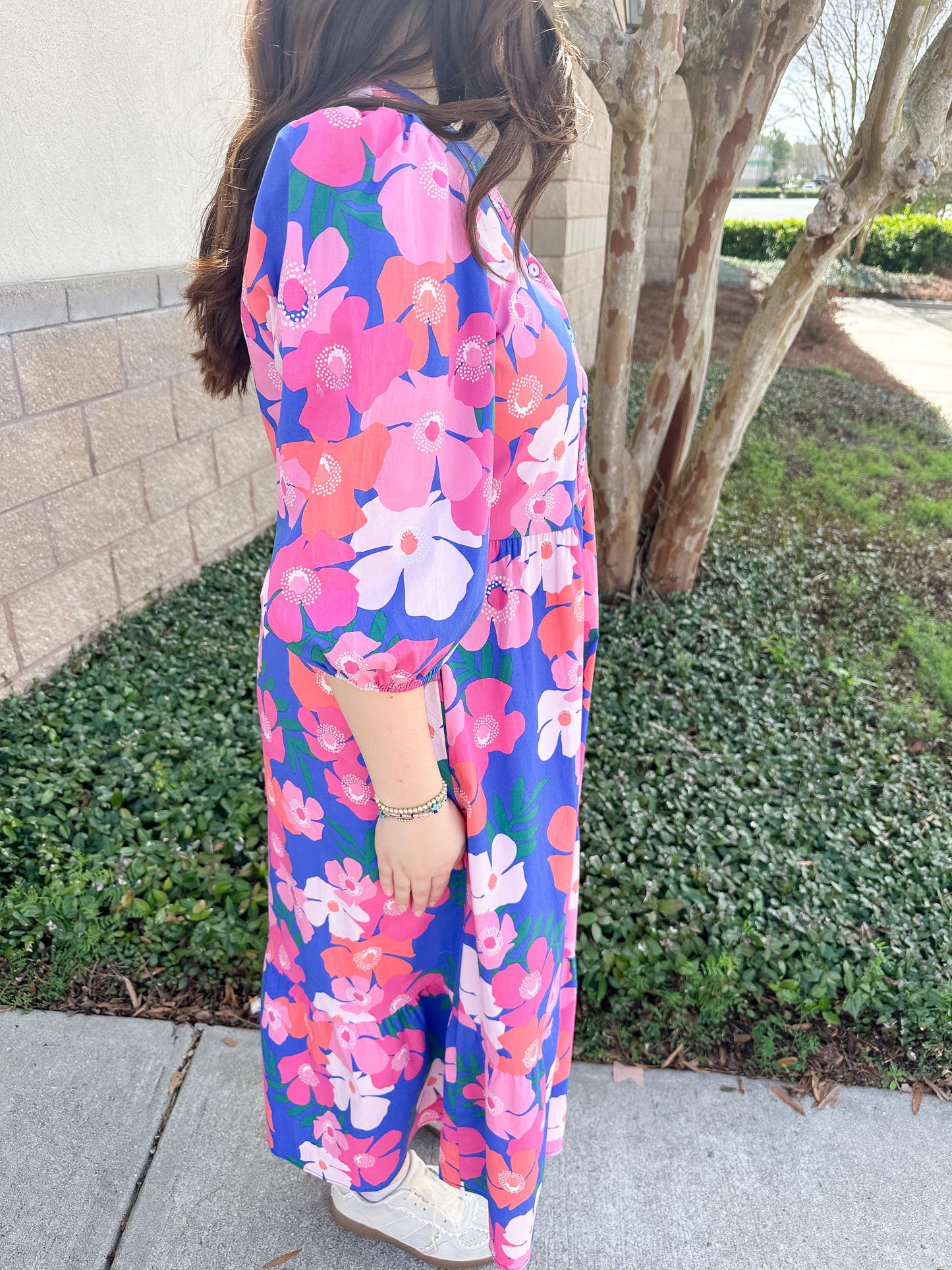 Riley Dress - Petal Pop Blue