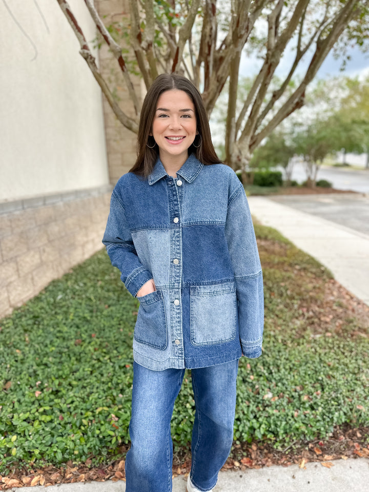 On The Road Color Block Jacket