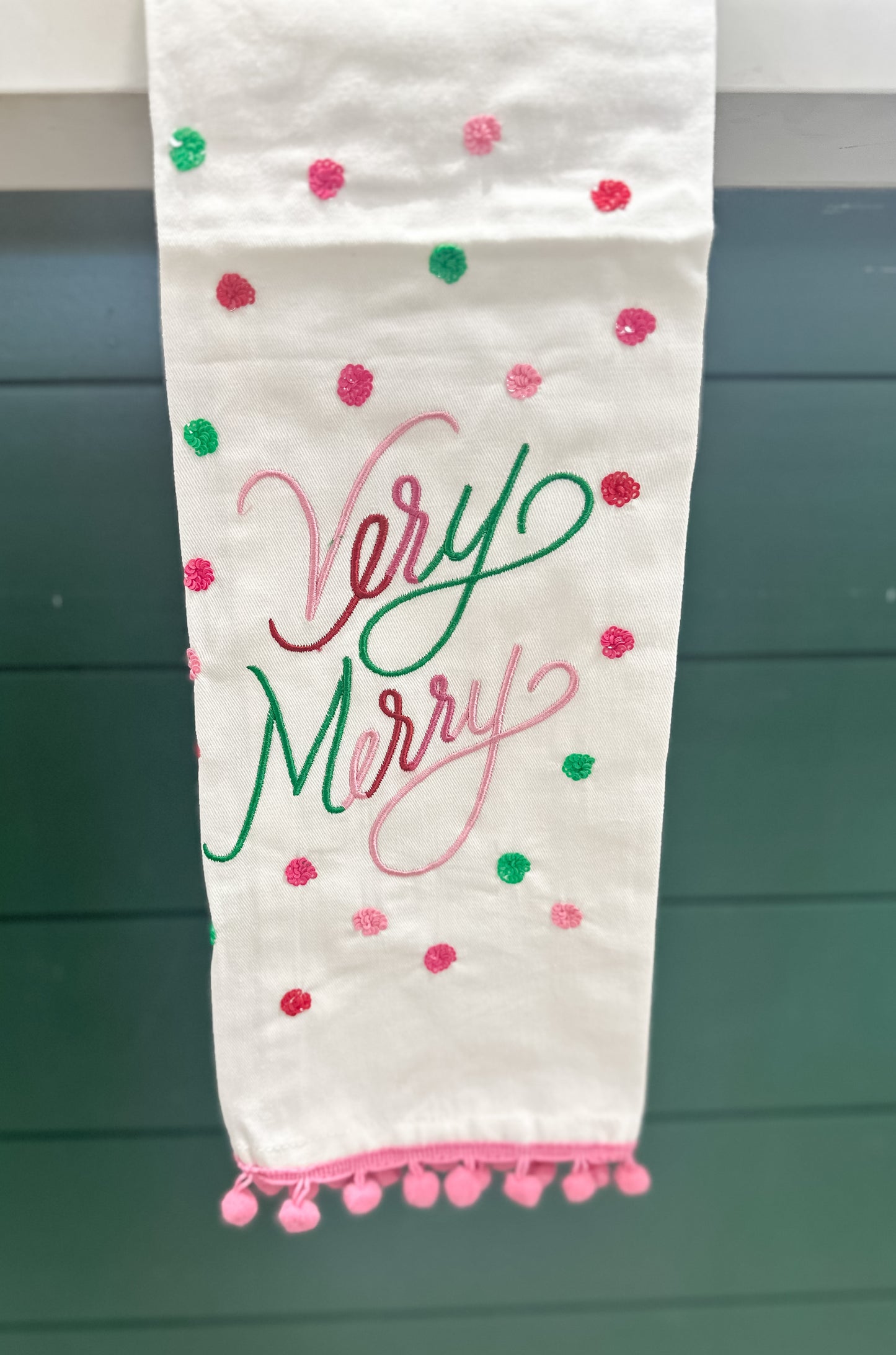 MS Holiday Tea Towel - Very Merry