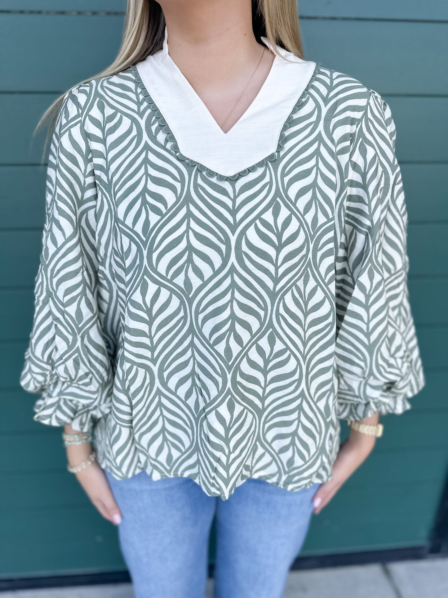 Hillary Printed Top