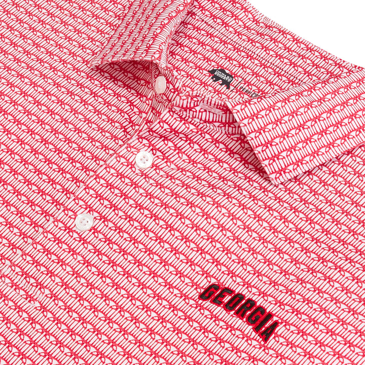Onward Reserve UGA Arches Printed Polo - White