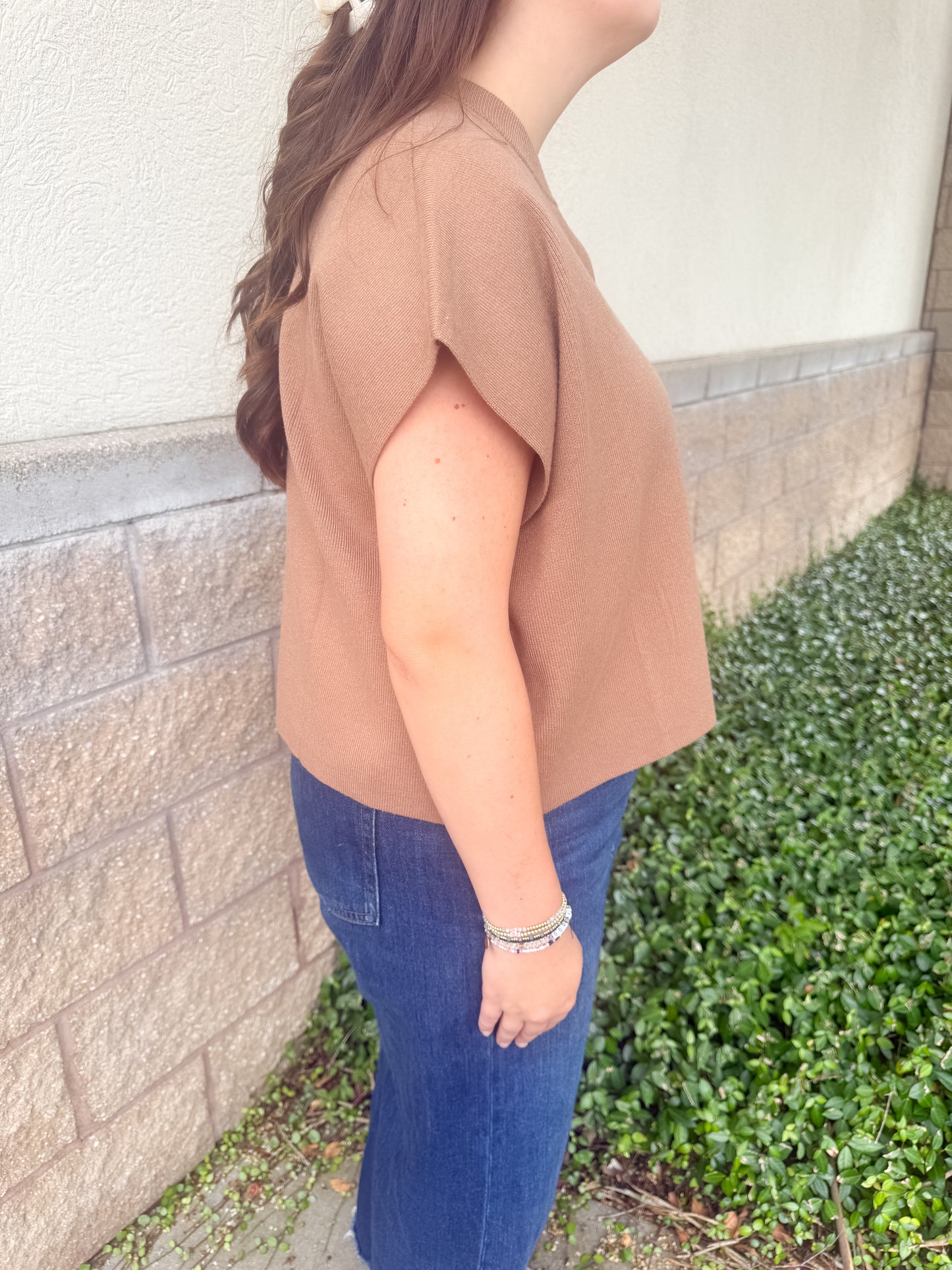 Heather Button Sweater