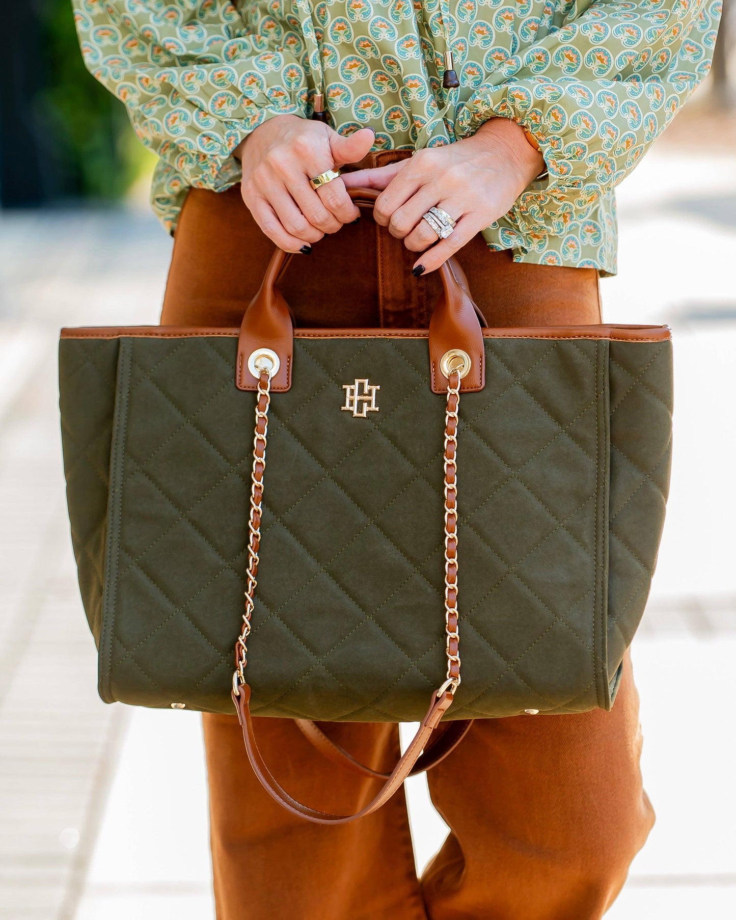 CH Missy Tote Olive S LD