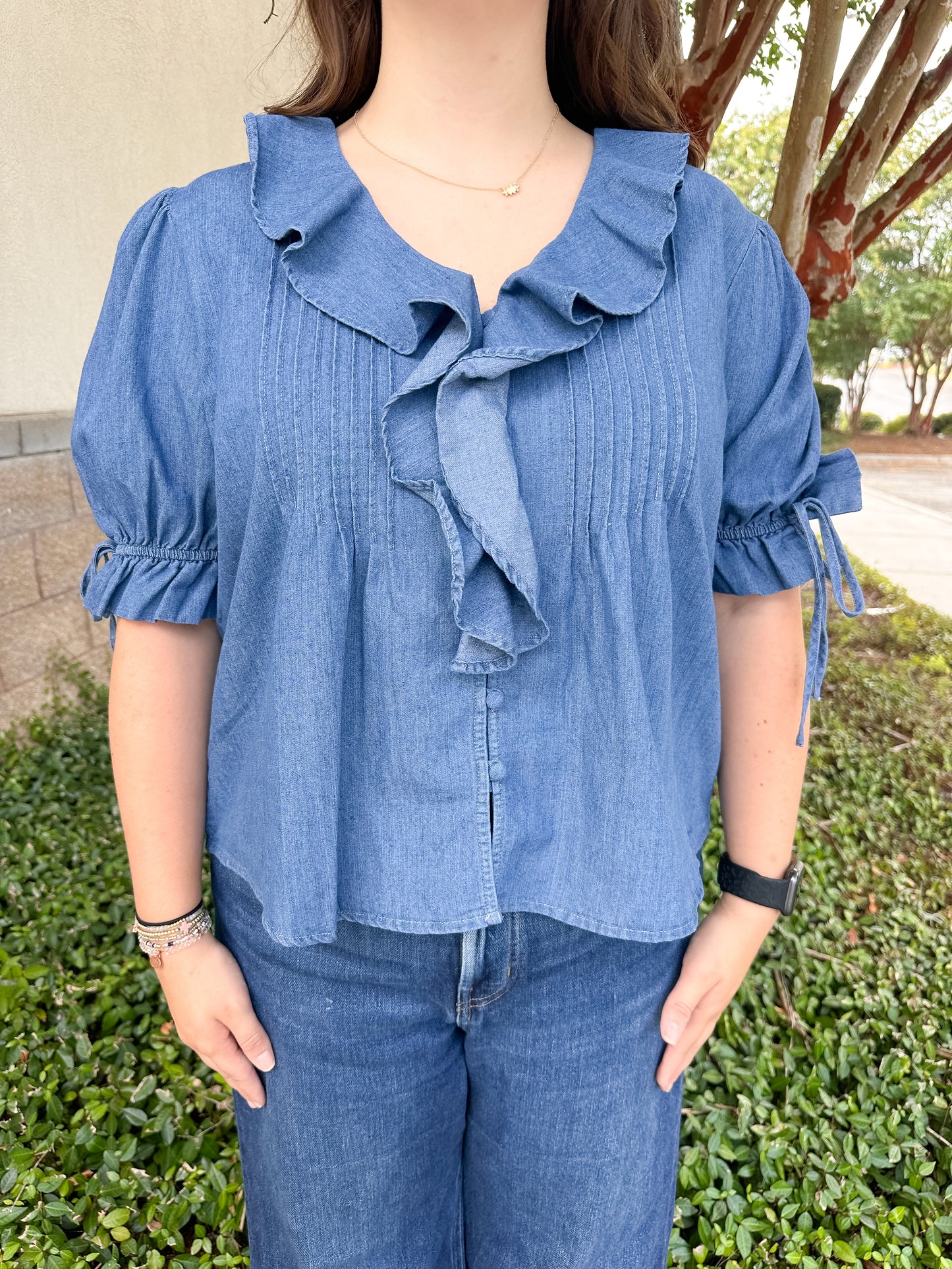 Gilbert Denim Top