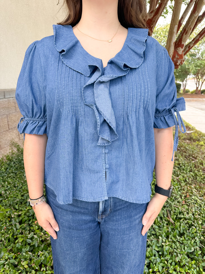 Gilbert Denim Top