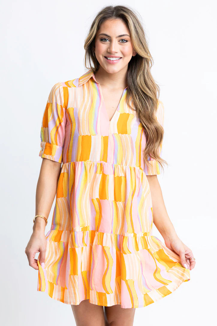 Susan Striped Dress