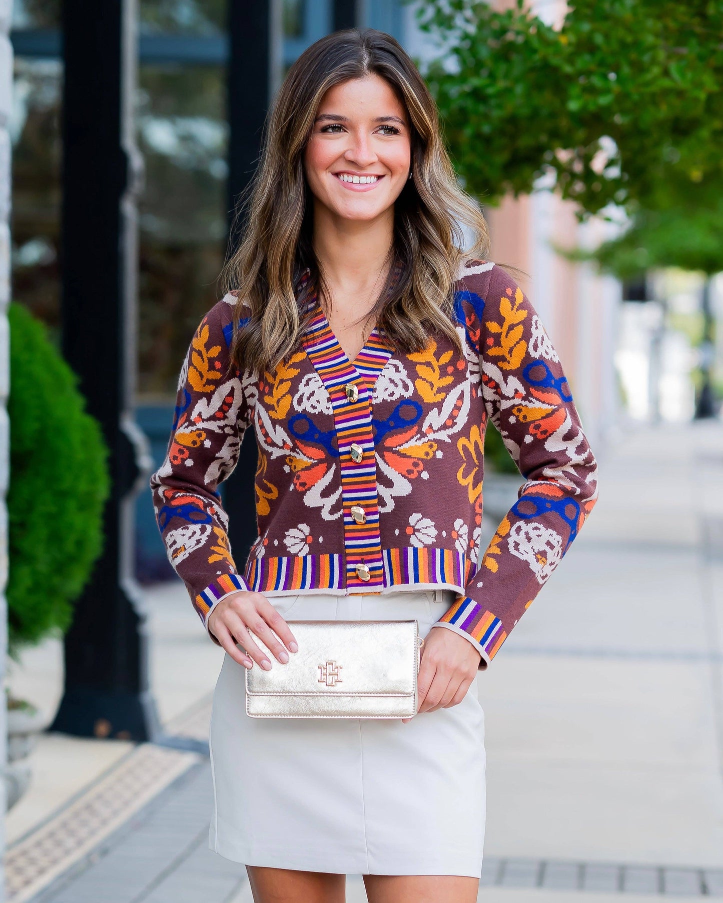 CH Brynleigh Clutch Crossbody D Gold