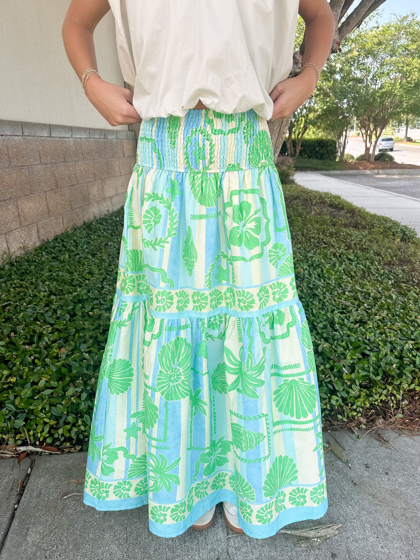 Sea Breeze Maxi Skirt