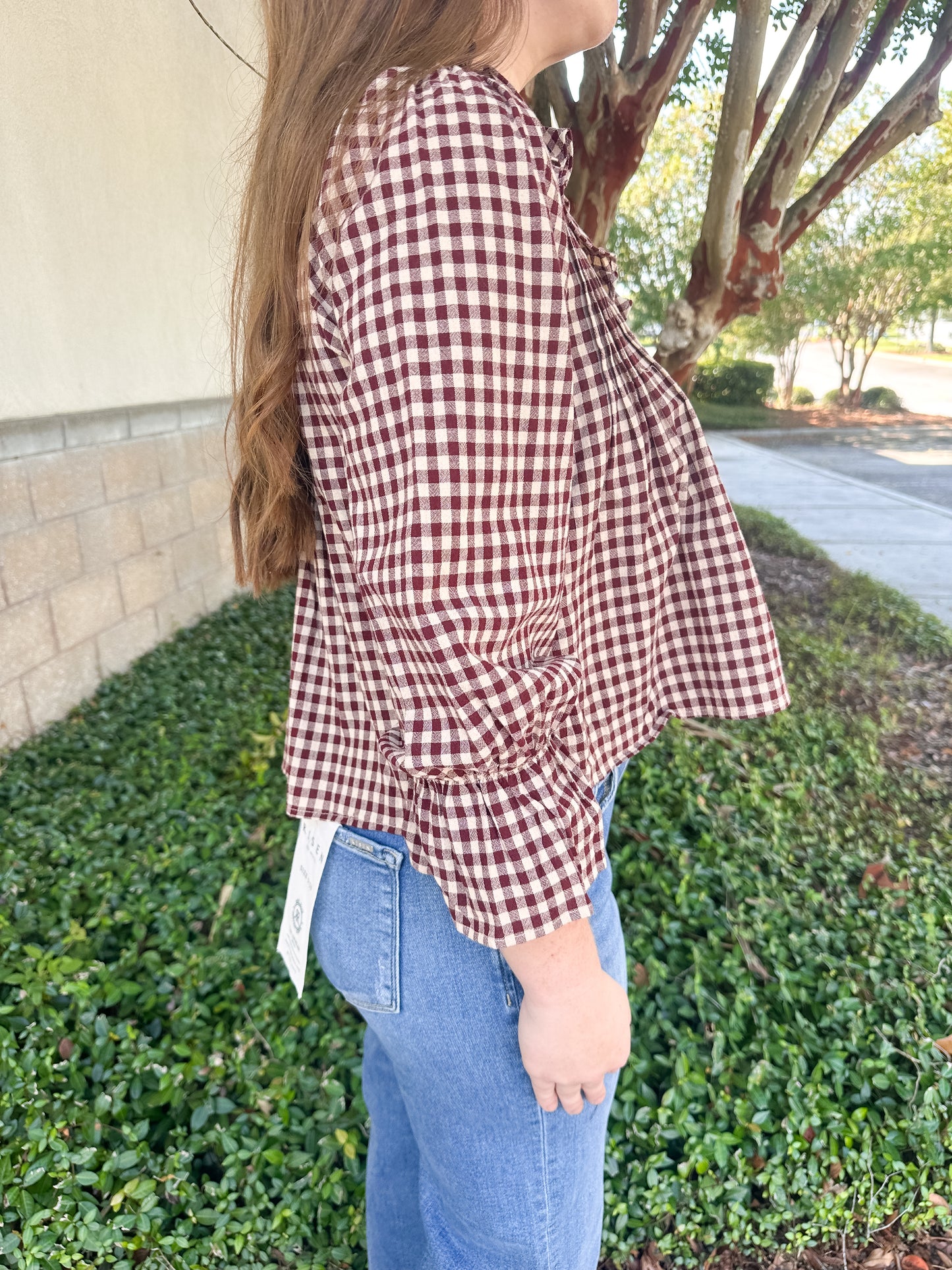Carol Gingham Top