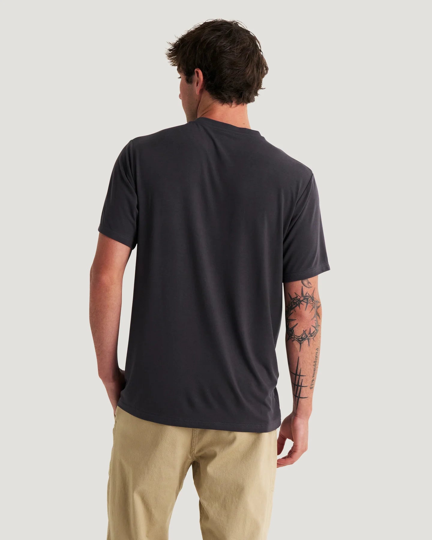 Free Fly Men’s Bamboo Flex Pocket Tee - Anthracite