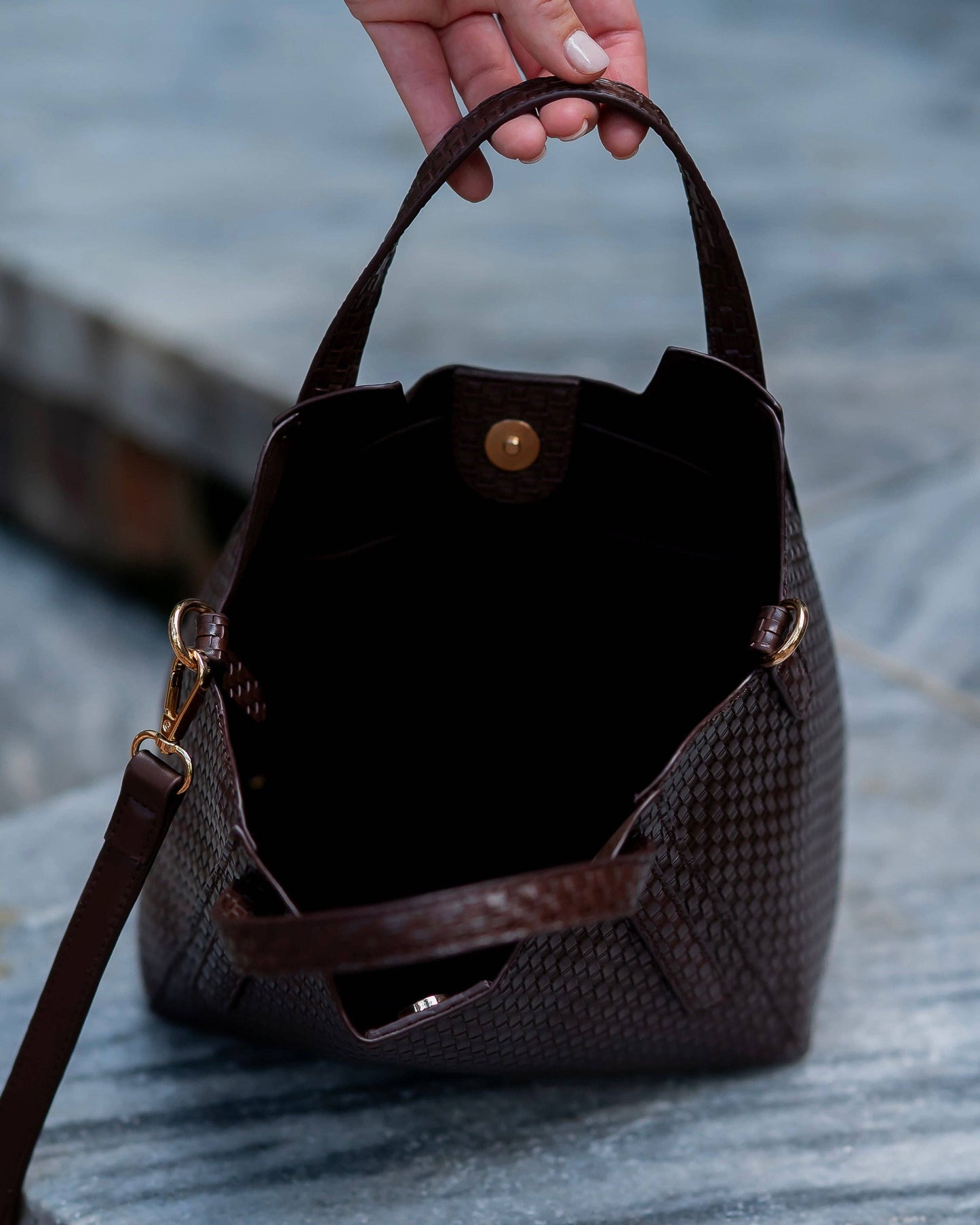 CH Kendall Mini Tote Chocolate BW