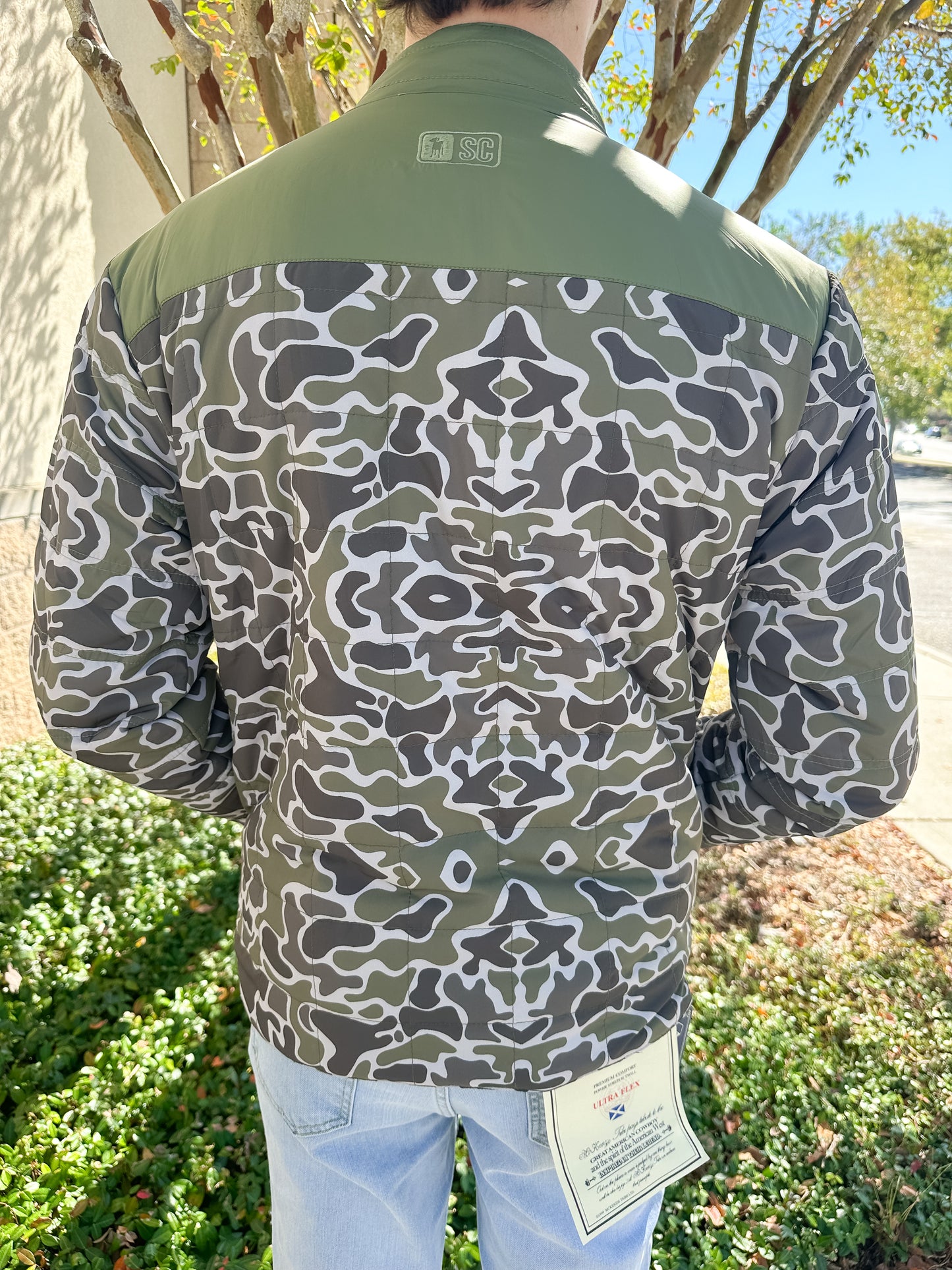 S. Casanova F25 Camo Carter Reversible Lofted Jacket