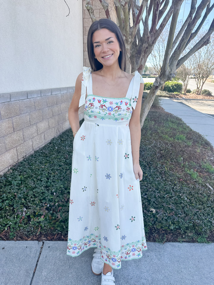 April Showers Midi Dress