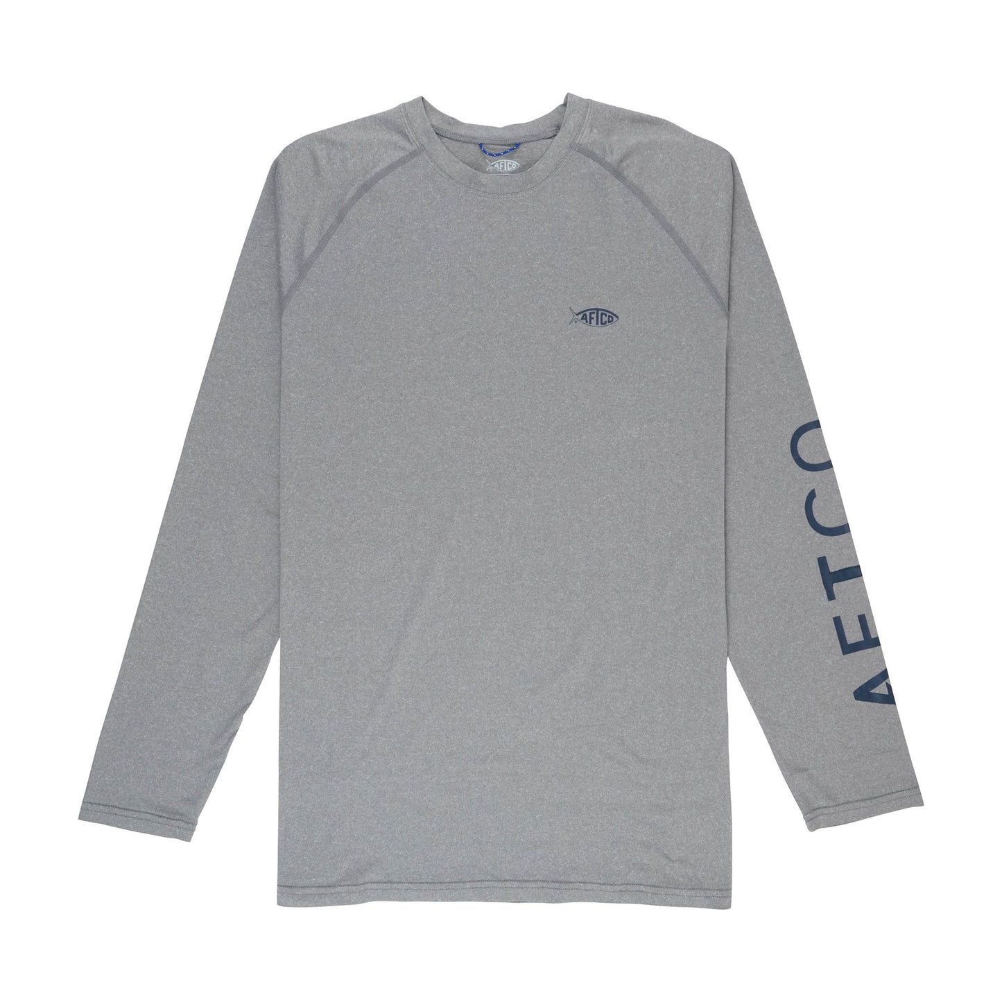 Aftco Men’s Samurai L/S Tee - Steel Heather