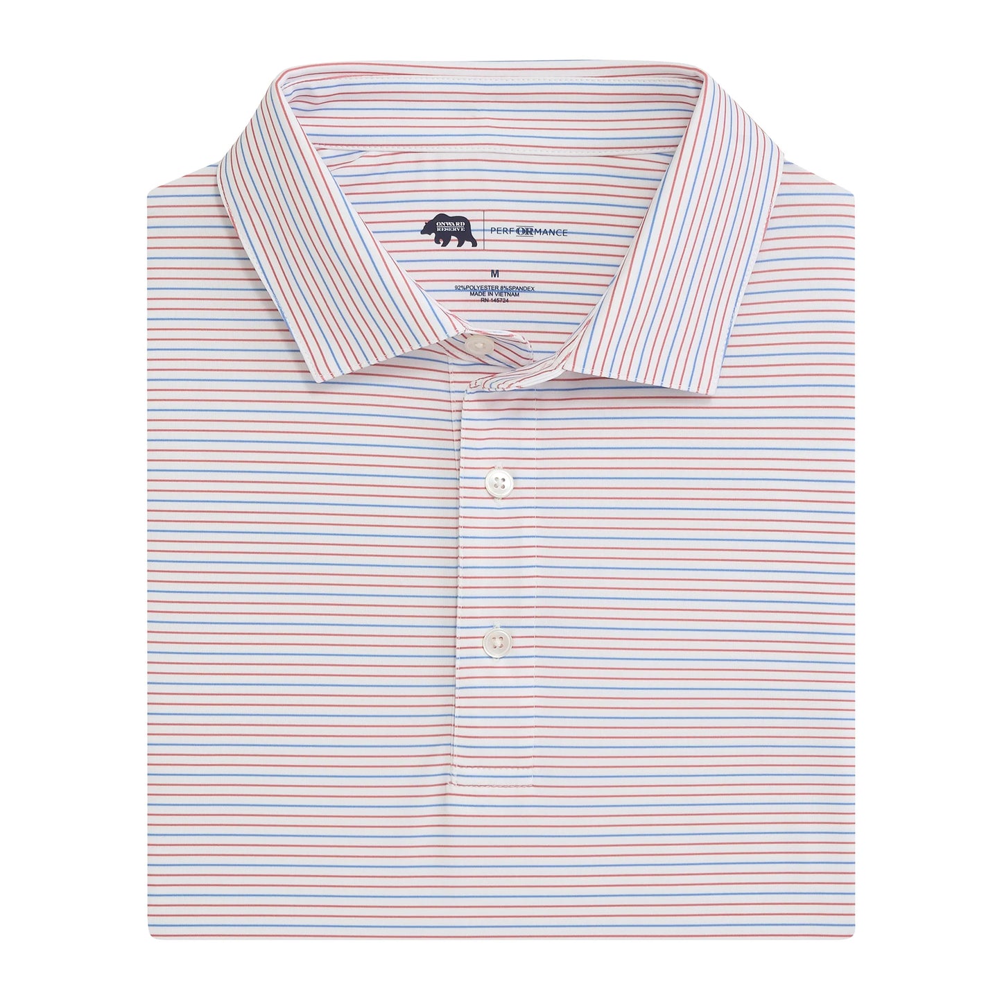 Onward Reserve Drivers Stripe Performance Polo - Bike