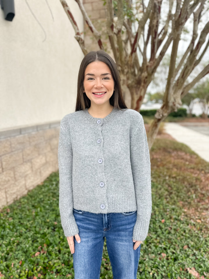Breen Cardigan - Classic Heather Grey