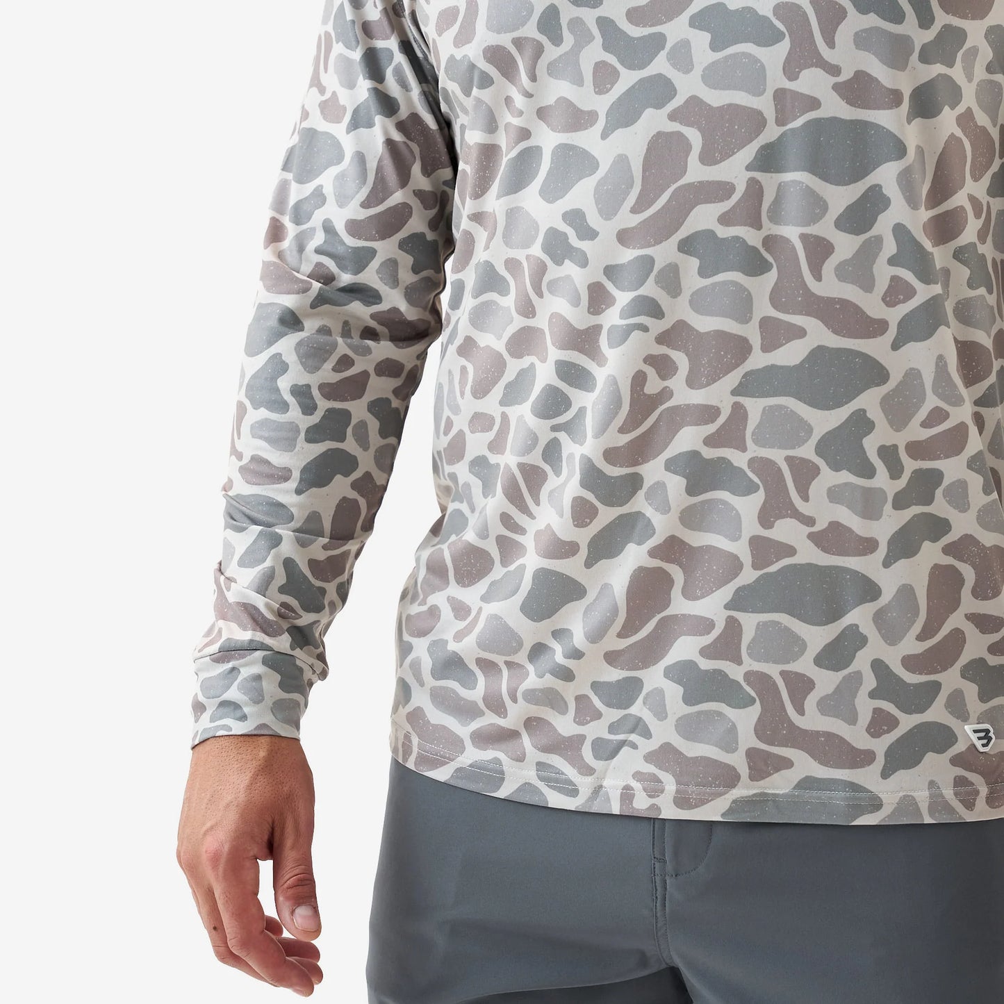 Burlebo Mens Performance Hoodie - Classic Deer Camo