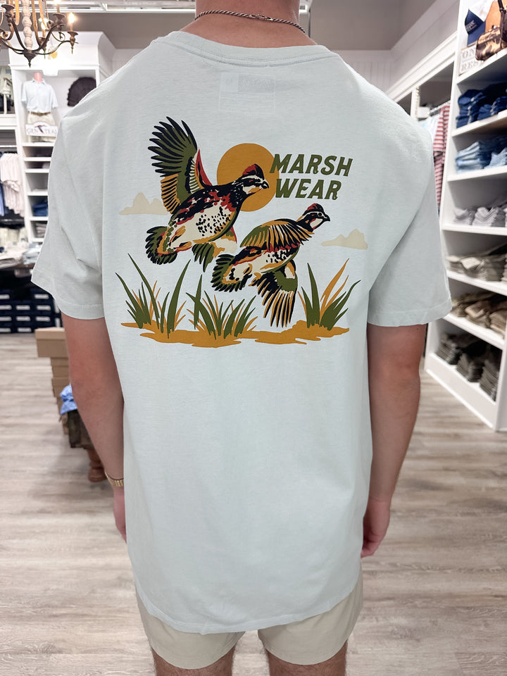 Marsh Wear Men’s S26 Heritage Quail S/S T-Shirt - Rock