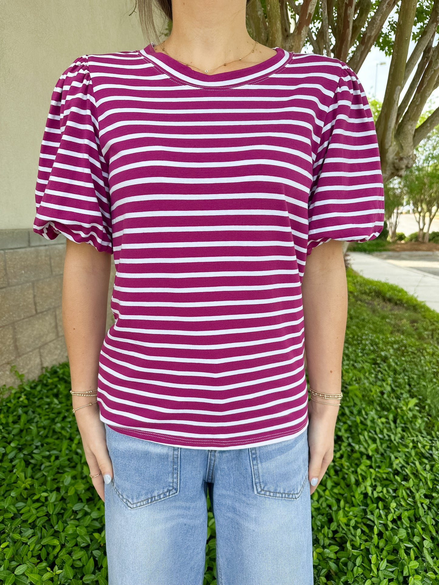 Sawyer Top - Magenta